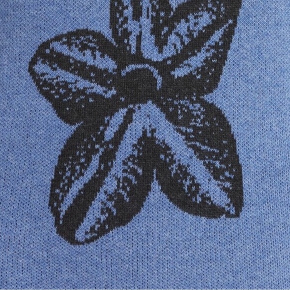 NWT Honor The Gift Floral Knit Halter Dress In Black Size Large NWT - Picture 10 of 13